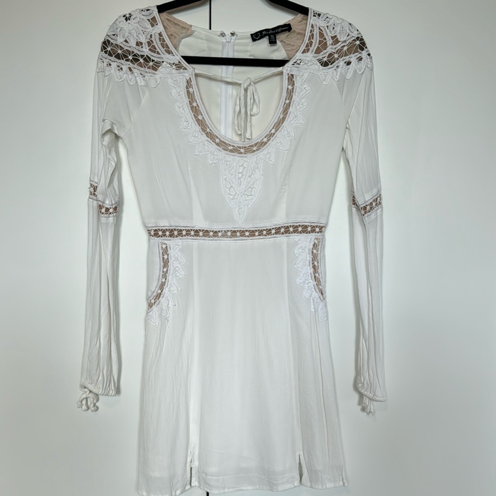For Love & Lemons Long Sleeve Mini Dress